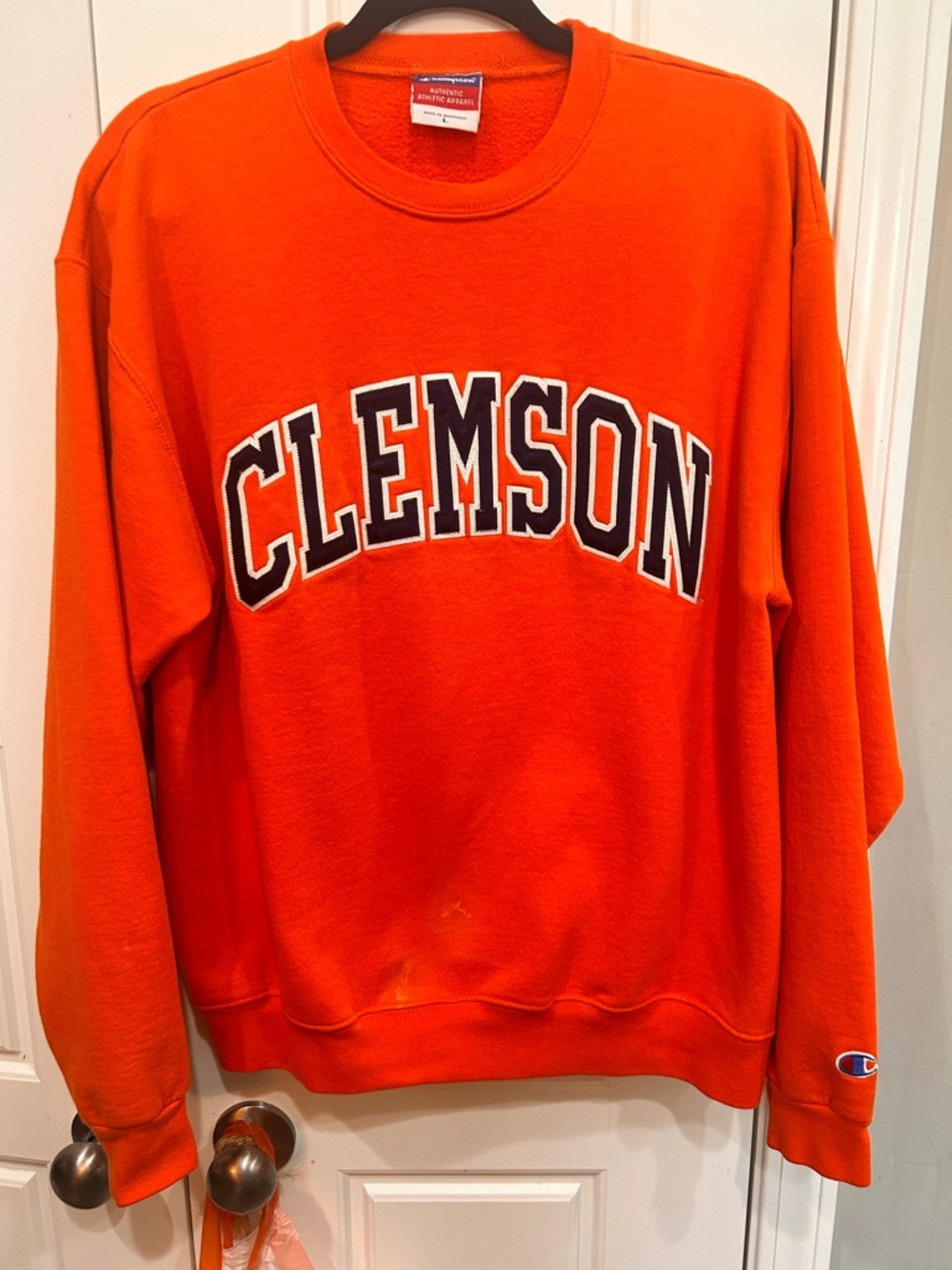 Clemson Tigers Size Large Vintage Sweatshirt